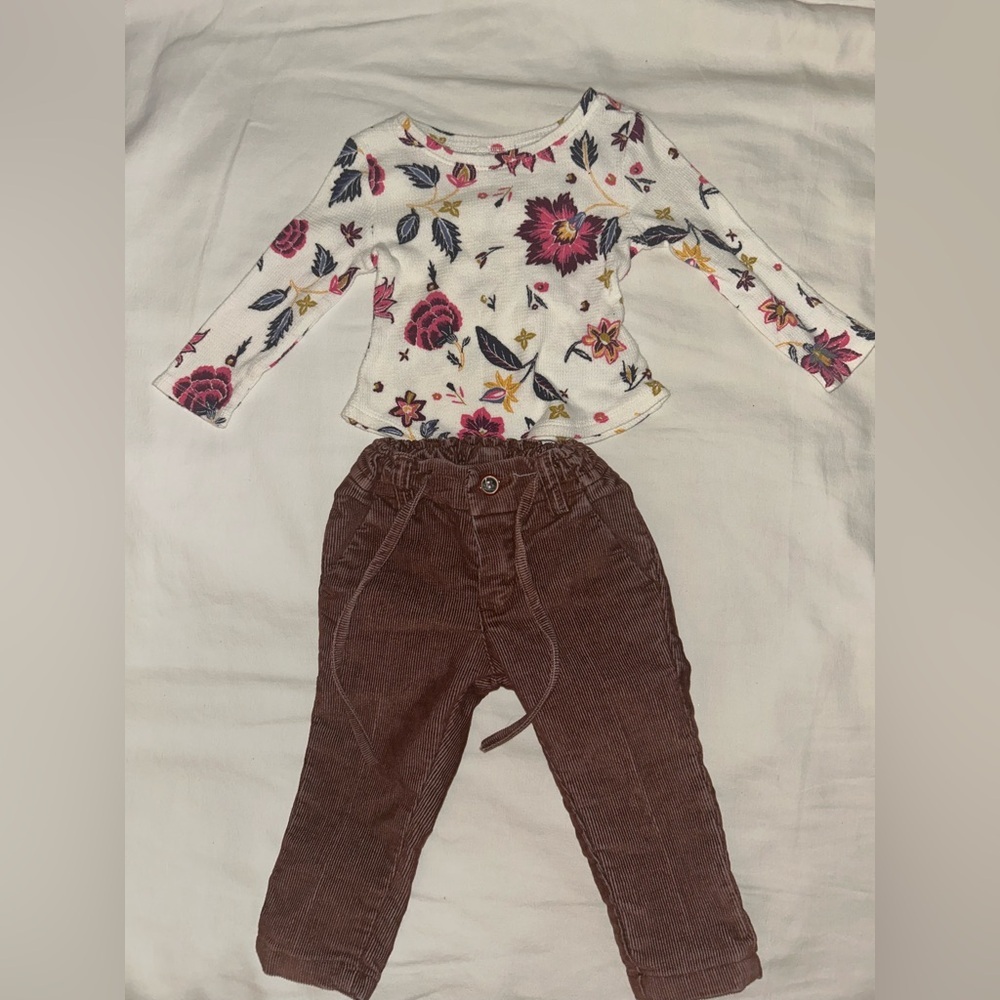 & Frank Brown Striped Pants